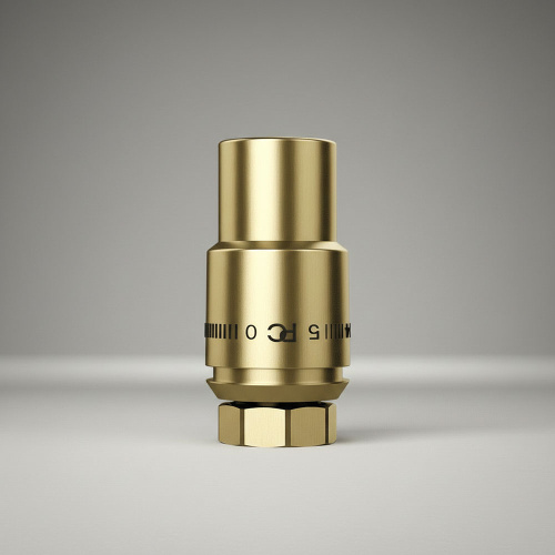 Термостатическая головка Primoclima Armature "CRISTAL" М30х1,5 цвет золото фото 3