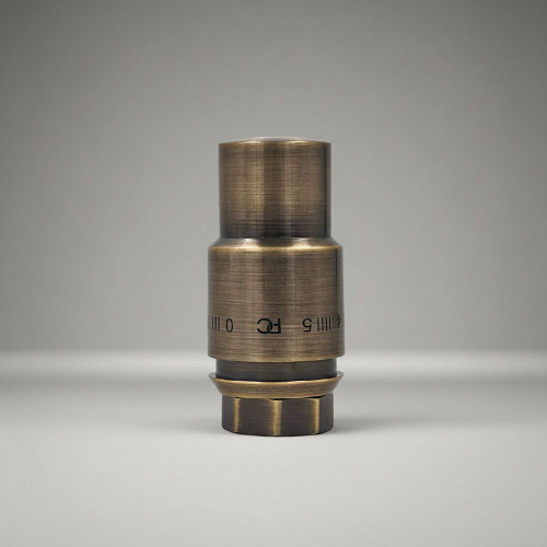 Термостатическая головка Primoclima Armature "CRISTAL" М30х1,5 цвет бронза фото 2
