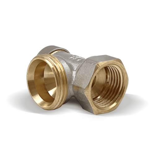 Клапан запорный Primoclima Armature угловой ВР-НР 1/2"х3/4", без хвостовика, никель фото 3