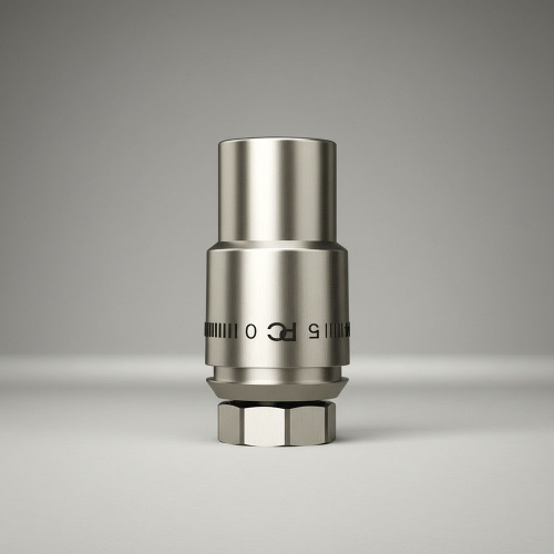 Термостатическая головка Primoclima Armature "CRISTAL" М30х1,5 цвет матовый никель фото 3