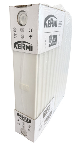 Радиатор стальной панельный Kermi Комфорт Профиль-К Тип 10, H300×1100 мм, боковое подключение, цвет RAL 9016 фото 2